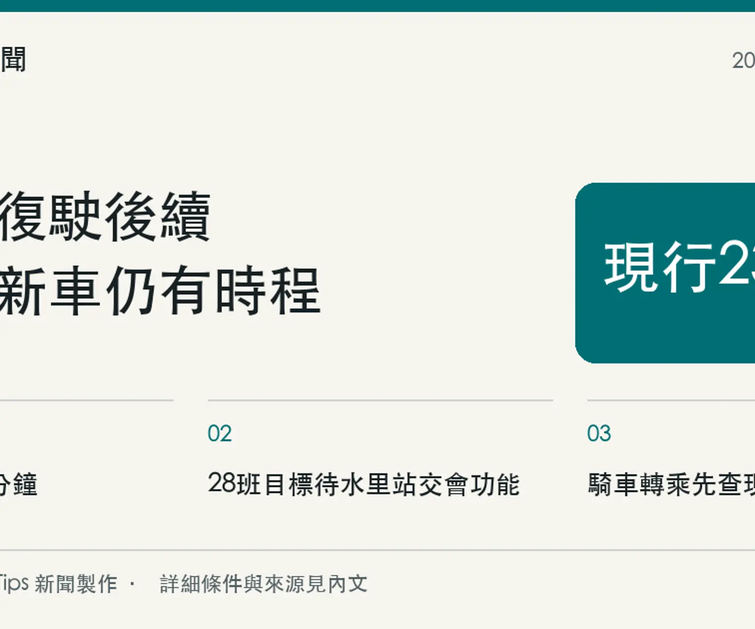 集集線現行每日23班，增至28班仍待水里站交會功能啟用